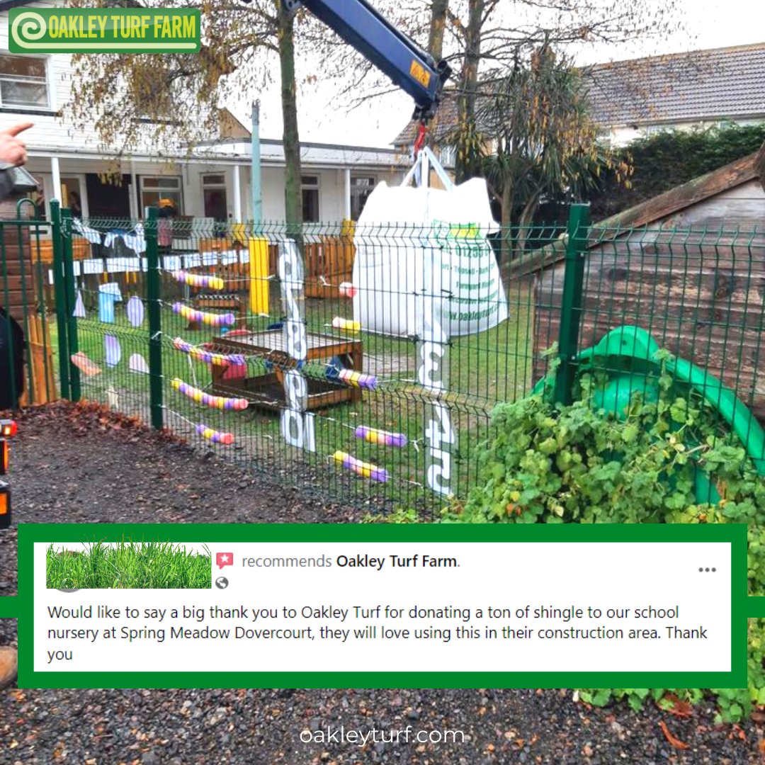 😃 It’s always a pleasure to help local causes, and this donation of shingle to the Spring Meadow School Nursery in Dovercourt was no exception!

We hope the kids are enjoying it!

#greatreviews #greatreview #customerscomefirst #customersatisfaction #ourcustomersarethebest