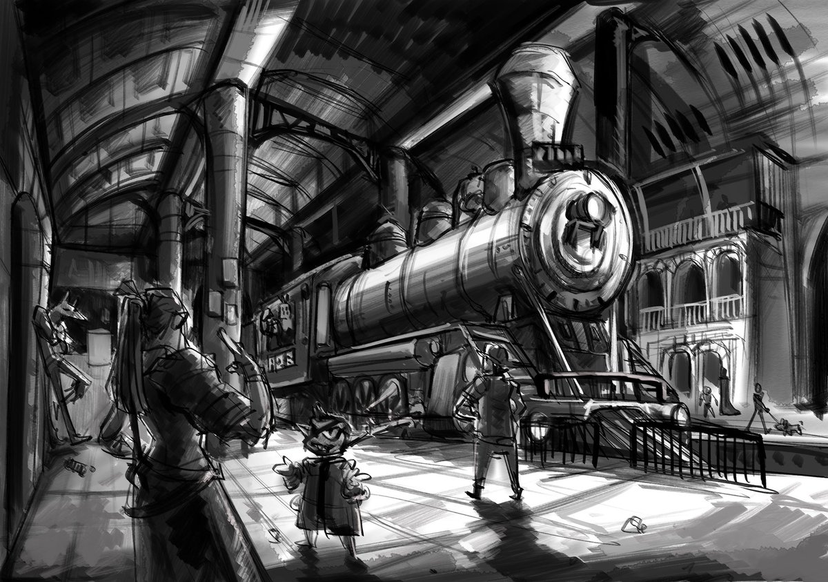 NaeMorayG's tweet photo. Quick train thing I did for HW. super rough https://t.co/fRPvDTWJyJ