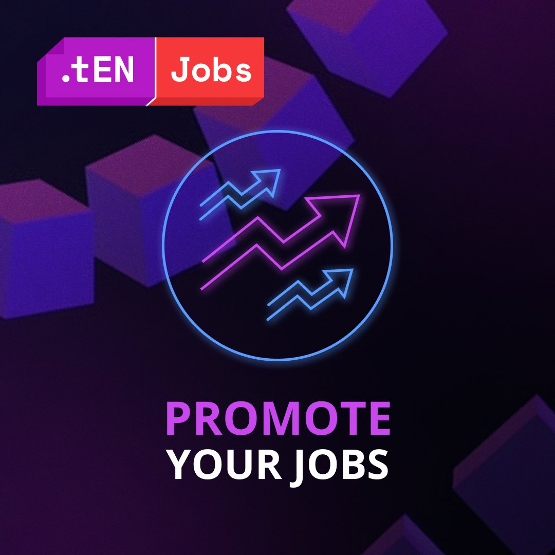 We released 3 options:

🔥Hot jobs 

🎯Targeted social media placement 
Learn more -ten.gg/sm-jobs-promo

🤵Professional recruiter assistance
Learn more -ten.gg/recruiter

Get your job postings the attention they deserve!
#tengg #hotjobs #targetedadvertising #hrhelp