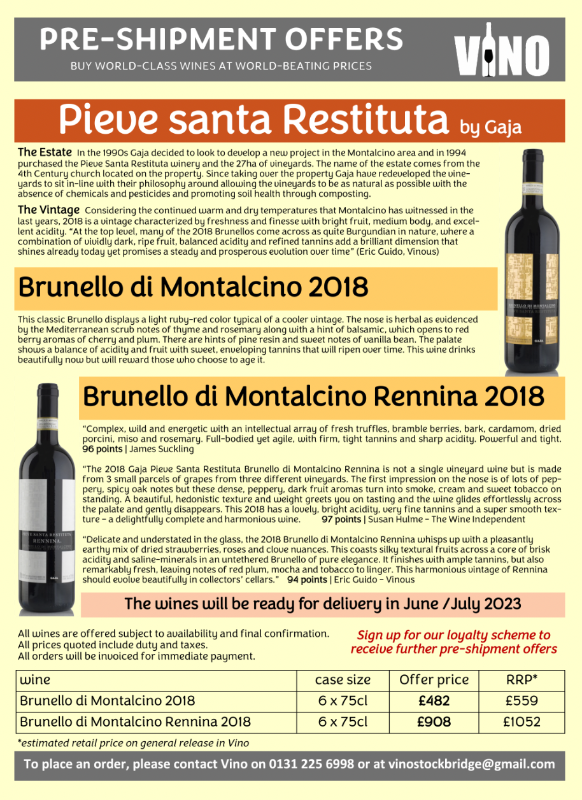 Pre Order World Class Wines from Vino &amp; Gaja - mailchi.mp/vinowines/pick…