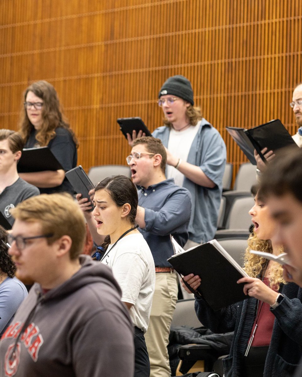 “New Voices in Dance” is right around the corner on 3/31-4/2 and students from the JMU School of Music are getting ready with direction from Professor Jo-Anne van der Vat-Chromy. This year’s spring concert will premiere "Triptych," by Grammy-nominated composer @tarikoregan.