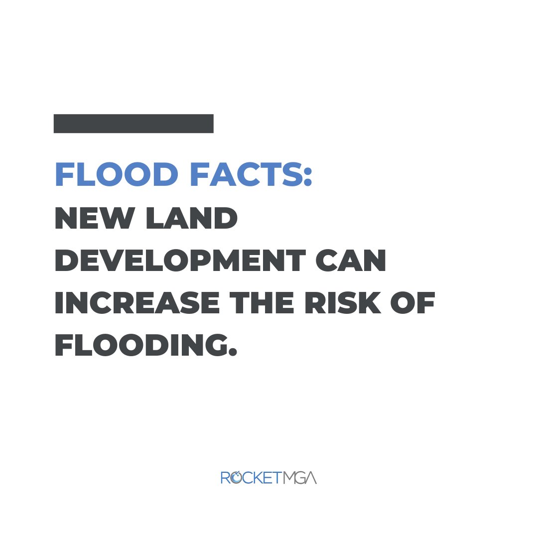 New land development may be exciting, but it can also increase the risk of flooding. When we pave over natural areas, we reduce the ability of the land to absorb water, leading to increased runoff and flooding.  🌱💧 #floodprevention #sustainability #protectourcommunities