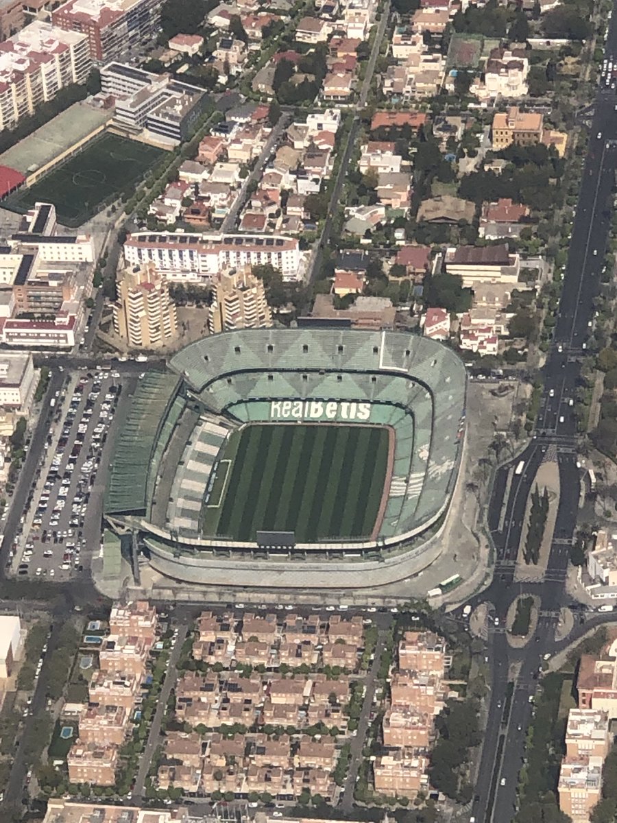 Las mejores vistas hoy! ⁦@RealBetis⁩ #benitovillamarin #realbetis