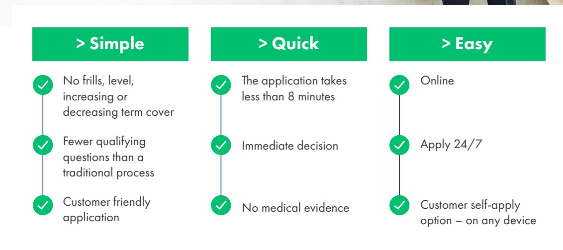 Our Instant Life Cover, a great product which you will always get an immediate decision, meaning you can start the cover as soon as the application is complete. Smart Health Value Added Service is included!
If you want to find out more feel free to message me! #IWorkForAIG