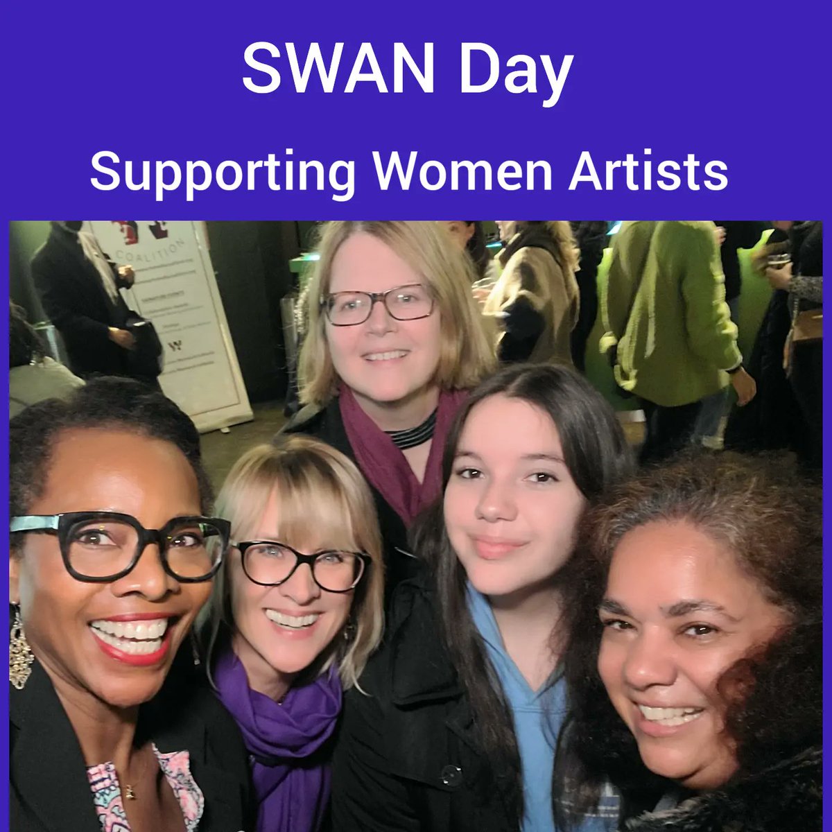 If u missed the International #SWANDay (Support Women Artists Now) event, 𝗰𝗹𝗶𝗰𝗸 bit.ly/3lDdw0x to get the replay on YouTube! You'll see the panel w/ one of the Co-founders, Jan Huttner &amp; me discussing the history. #womenarts #sagaftra @WomenArtsMedia <a href="/Herflixcinema/">Herflix</a>