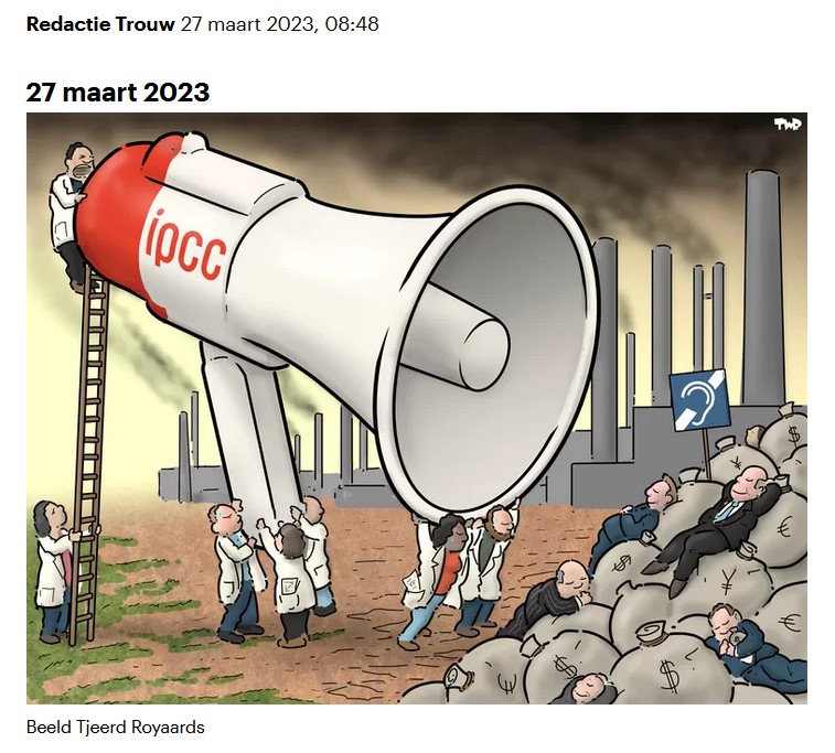 Hoe duidelijk kan een cartoon zijn. En oprecht ben ik bang dat mensen denken: waar gaat dit over.... #IPCCReport  @trouw #klimaatprotest