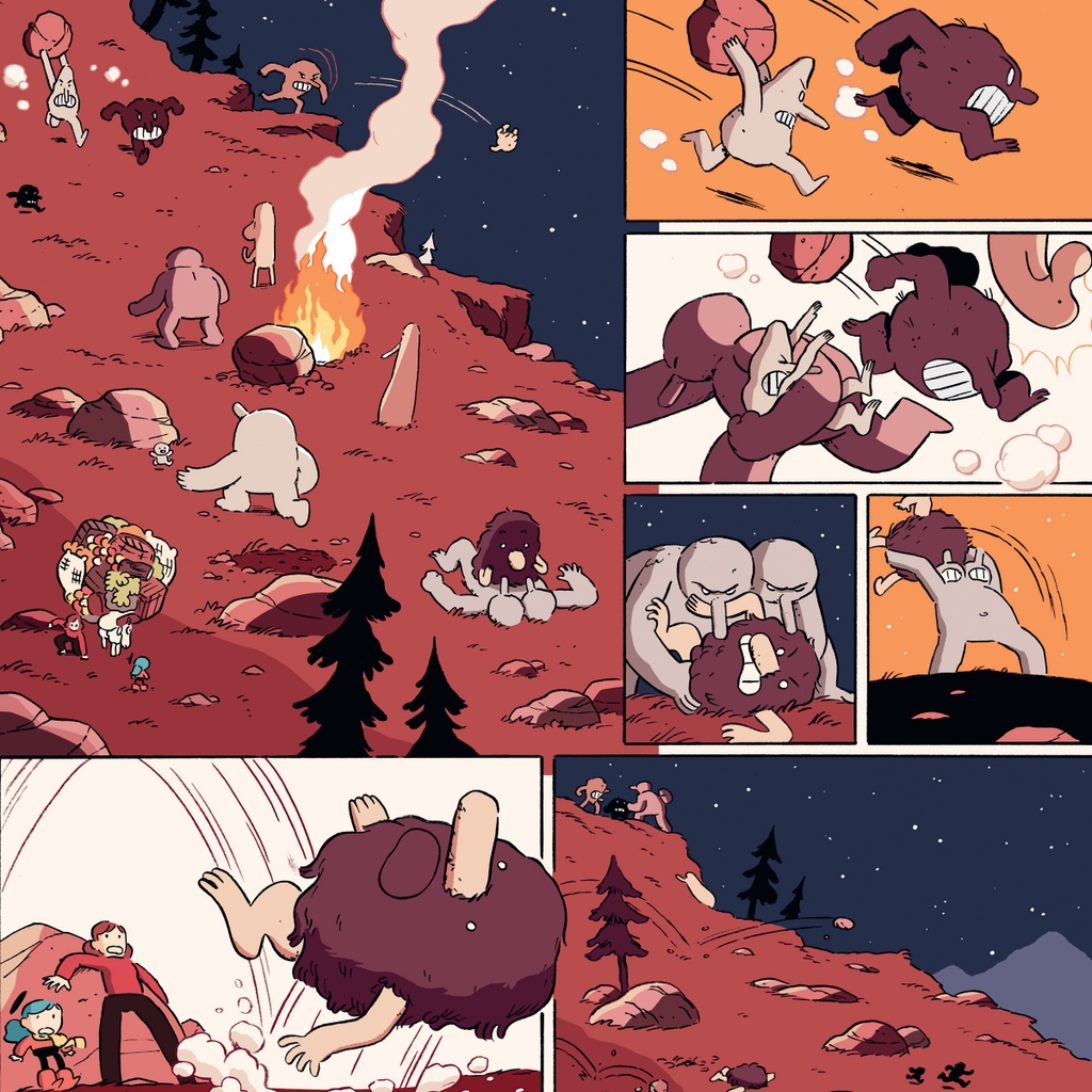 FlyingEyeBooks's tweet photo. Some Hilda and troll action to light up your Monday! 💥⁠

"Full of energy and a feast for the eyes." – @RobCrossley4⁠

📚️ "Hilda: The Night of the Trolls" by @thatlukeperson⁠ https://t.co/dBbmwnp7Nm