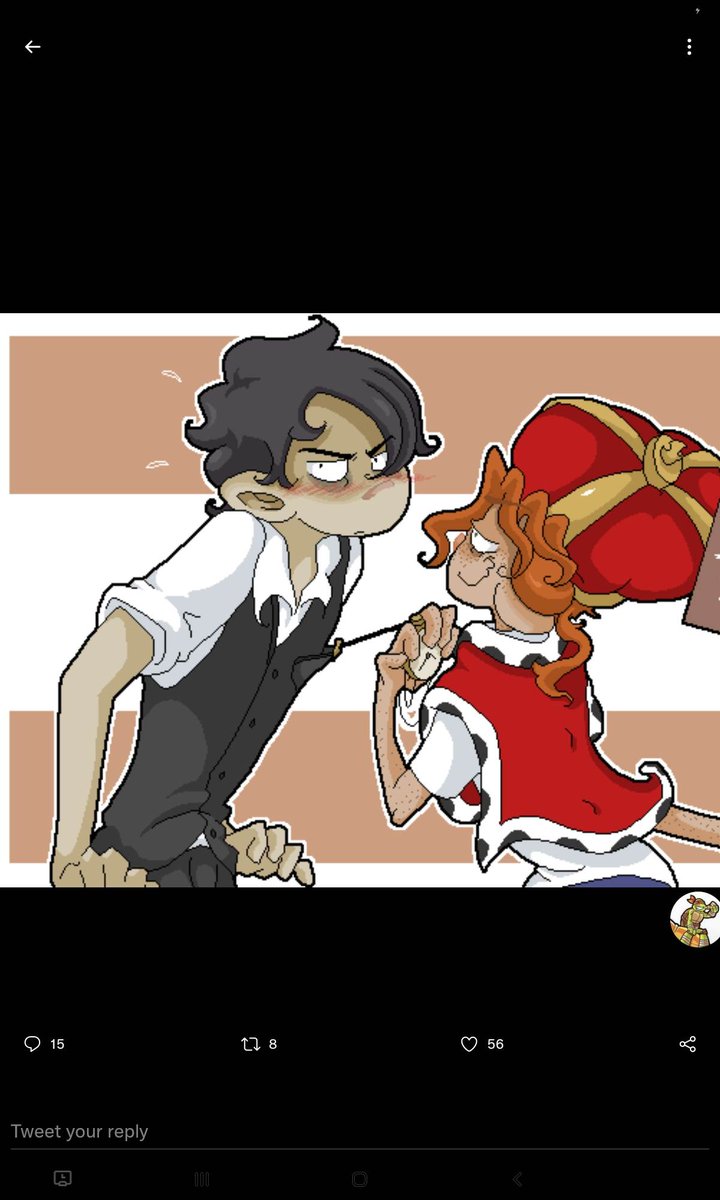 HNew2009's tweet photo. Quick question @CarrotPtchGames 

Is Cecil bisexual? (Or pansexual), since me and my friend are checking old posts of yours and saw this specific one and is honestly curious to know :OOO https://t.co/RK3HUEzIjt
