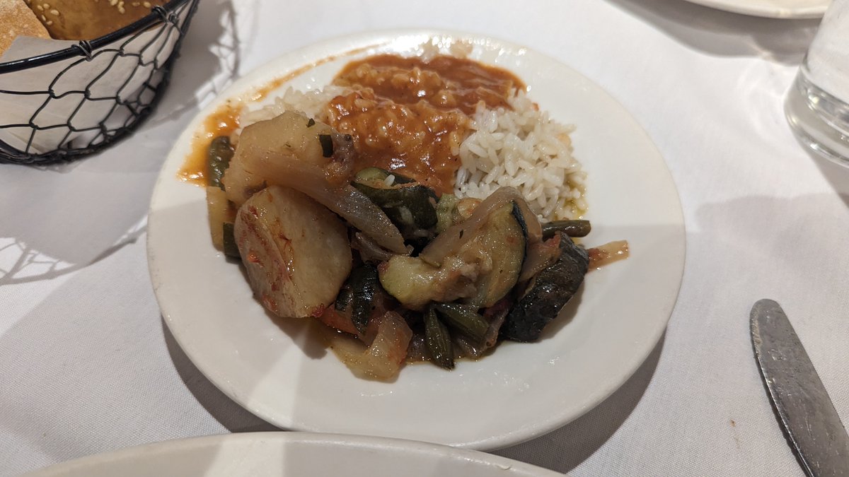 levinsonstefani's tweet photo. Look out for a new #lunchvideo coming tomorrow! 

Ken and Jay visit Greek Islands in Chicago's historic Greektown.

#goodeats #greekfood https://t.co/J4sFbHNLfn