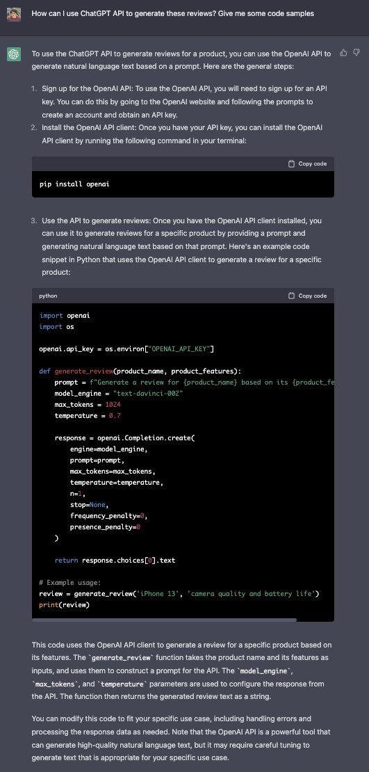 _barissen's tweet photo. (T-minus 6 days)

It's time to use GPT to restructure product info into shopping guides. As advised by ChatGPT, we'll have key features, FAQ, and product details.

The photo below shows my first question to ChatGPT, which led to 10s of other questions over the course of 5 days. https://t.co/6TzU90HaCI