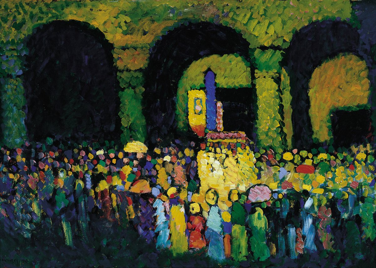 artistkandinsky's tweet photo. The Ludwigskirche in Munich, 1908 #expressionism #kandinsky https://t.co/5Pk0jhxZp8 https://t.co/XVooZz0ZWa