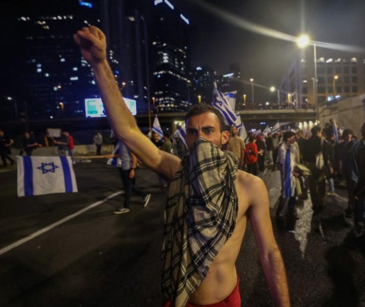 Angeloveleno59's tweet image. #IsraelProtests #netanyahuout ✊