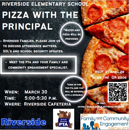 Don't forget!  This Thursday before the first grade performance!
#NNPSProud #RiversideProud #FACE