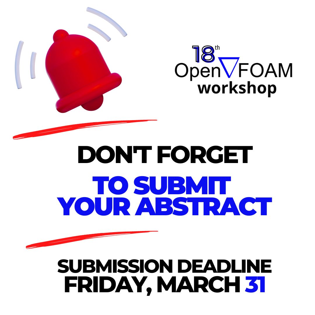 OpenFOAM Workshop tweet media