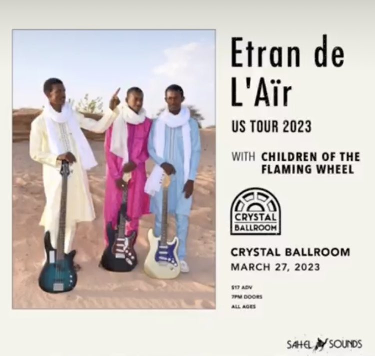 Ryan H. Walsh (@JahHills) on Twitter photo 2023-03-27 13:37:42 TONIGHT: the greeeeeeeat Children of the Flaming Wheel (which feature two mems of Hills) are opening for Etran de L’air who are new to me but sound out of sight. @CrystalSville crystalballroomboston.com/events/etran-d… TONIGHT: the greeeeeeeat Children of the Flaming Wheel (which feature two mems of Hills) are opening for Etran de L’air who are new to me but sound out of sight. @CrystalSville crystalballroomboston.com/events/etran-d…