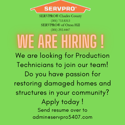 SEVRPRO of Charles County &amp; Oxon hill is Hiring for Production Technicians