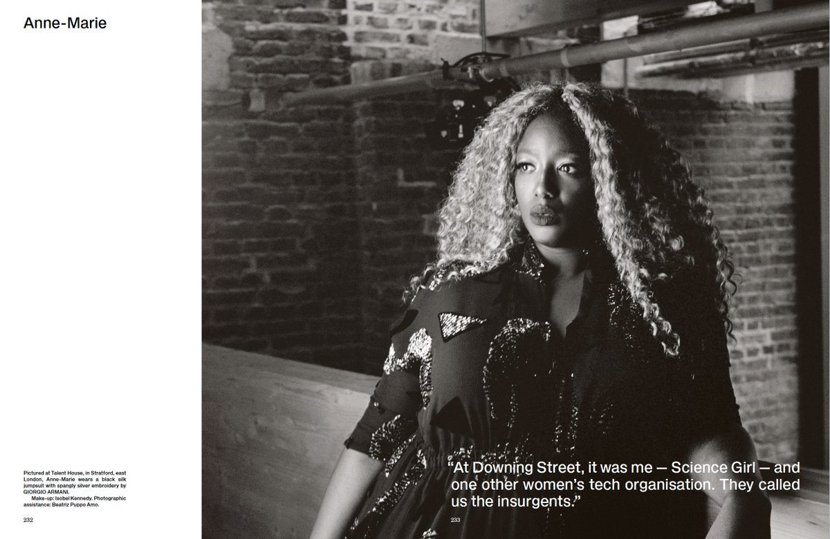 She's in CTRL - OUT NOW - Anne-Marie Imafidon (@aimafidon) on Twitter photo "It was enough of a goal to say, I’m going to focus
on the #maths, because at the end, it's going to solve
everybody’s problems.” Read more in the all new issue ➡️ Nº 27 of <a href="/thegentlewoman/">The Gentlewoman</a> out now. #WomenInSTEM "It was enough of a goal to say, I’m going to focus
on the #maths, because at the end, it's going to solve
everybody’s problems.” Read more in the all new issue ➡️ Nº 27 of <a href="/thegentlewoman/">The Gentlewoman</a> out now. #WomenInSTEM