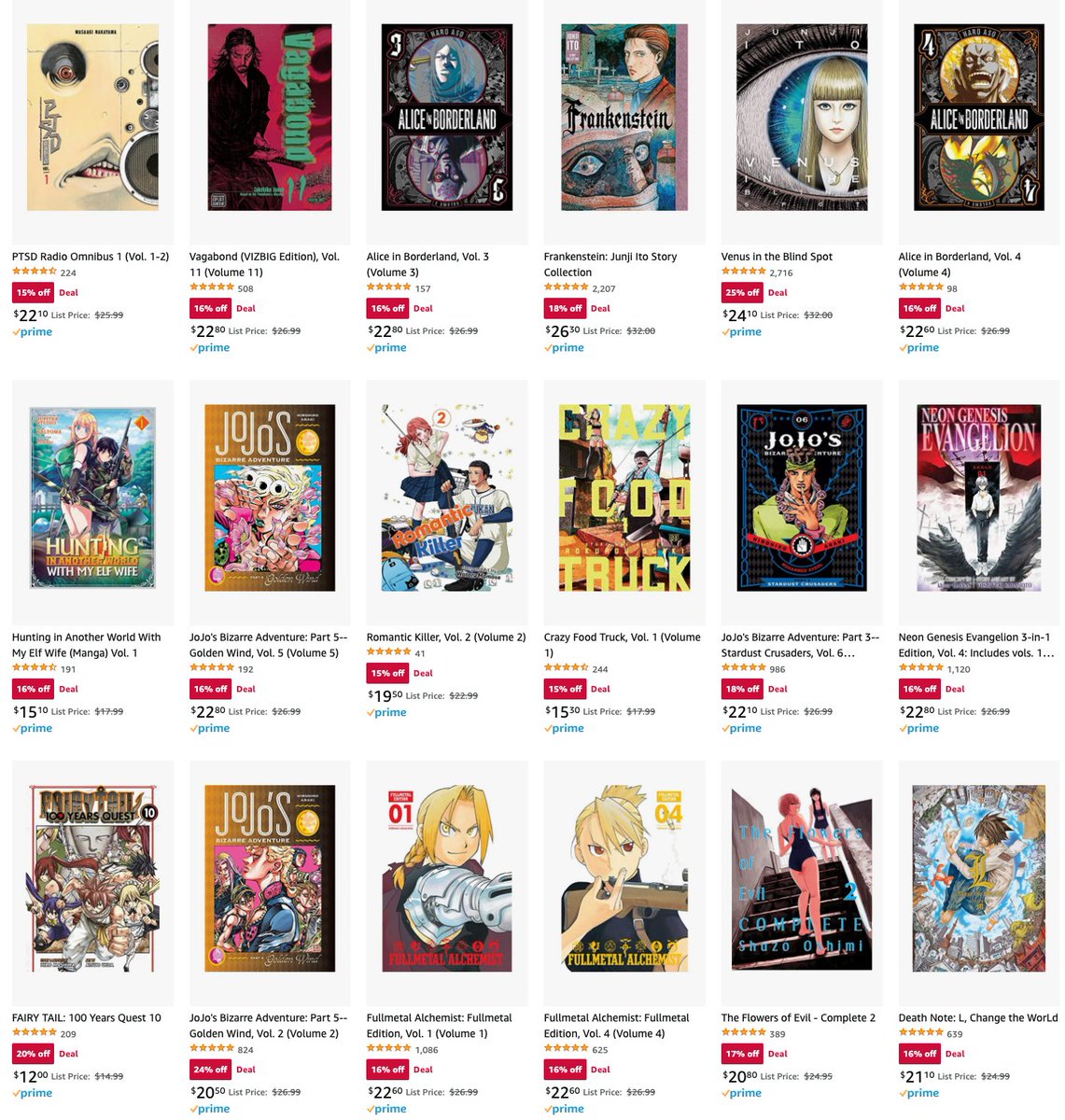 Lbabinz 🇨🇦 on Twitter "Manga Sale on Amazon https//amzn.to/3lFvBer ad"