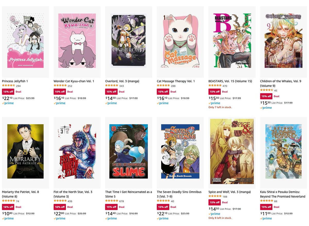 Lbabinz 🇨🇦 on Twitter "Manga Sale on Amazon https//amzn.to/3lFvBer ad"