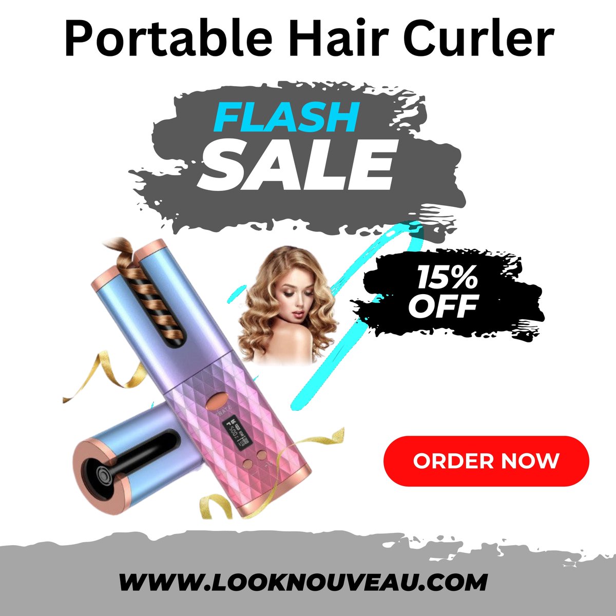 Hair Curling Cordless Hair Curler - Automatic Curling Wand haircurler #cordlesshaircurler #automatichaircurler #hair #CordlessHairCurler #haircurlers #cordlesshaircurler #haircurler #hairstyle#pengeritingrambut #hair #curle #beautifulsboutique #cordlesshaircurler