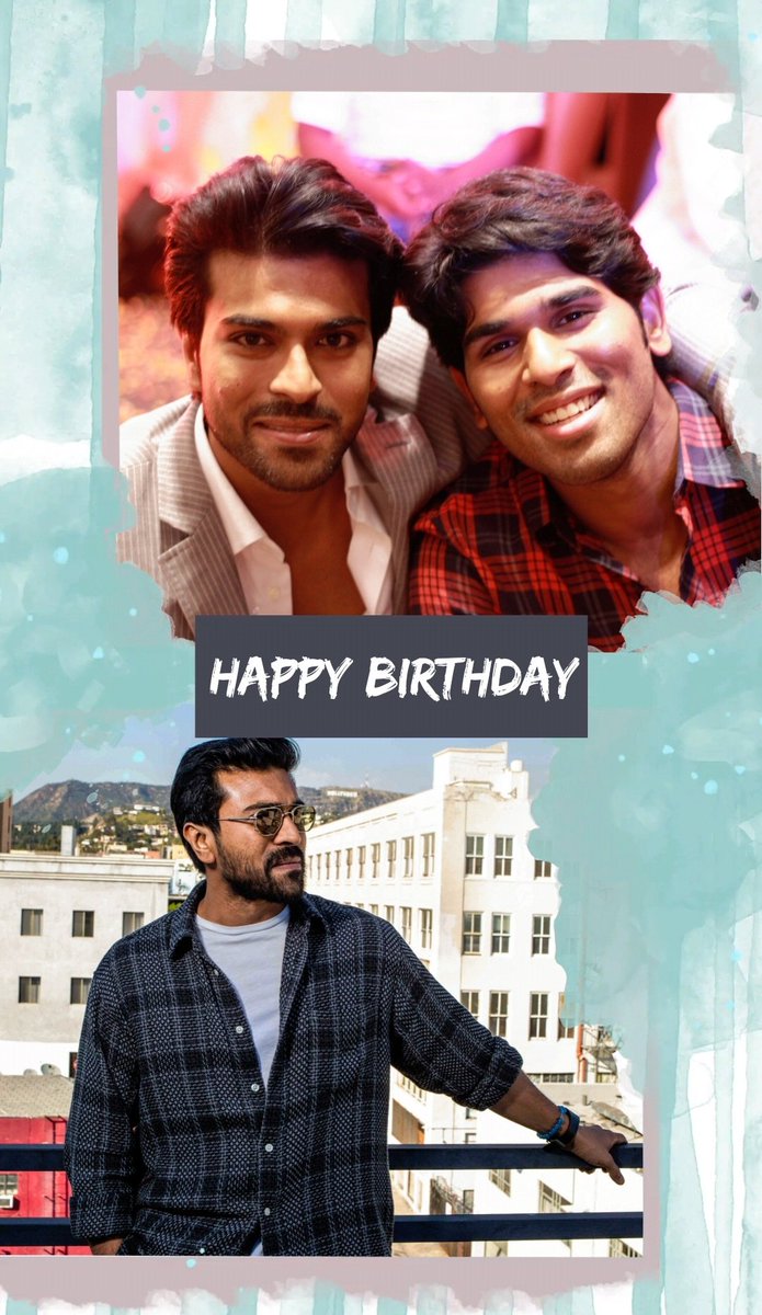 You made our family, industry and country proud with your work in RRR. I'm happy the world got to see your awesomeness. And this is only the beginning. Have an amazing birthday ahead, brother! ♥️🤗🎊🎉💥 @AlwaysRamCharan