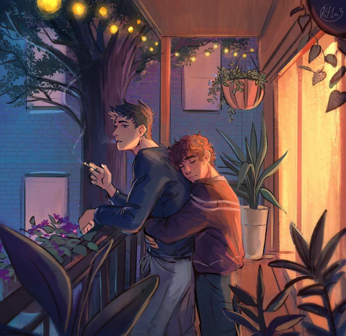 Hi again #VisibleWomen I'm Kay, a book cover artist who loves drawing tender moments  