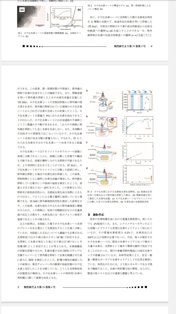 miydesu's tweet photo. 「ホウ化水素シートにおける光誘起水素発生」（東大物性研）

より、図aの部分が粒子のもつれ https://t.co/OsBKraCKGc