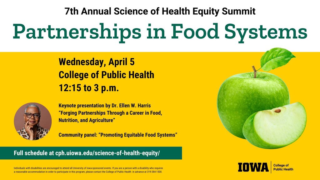Join us on Wednesday, April 5, for the Science of Health Equity Summit, featuring a keynote presentation by <a href="/foodfirstorg/">Food First</a>’s Dr. Ellen W. Harris – “Forging Partnerships Through a Career in Food, Nutrition and Agriculture.” Full schedule at bit.ly/2Ttszqk #HEALSummit