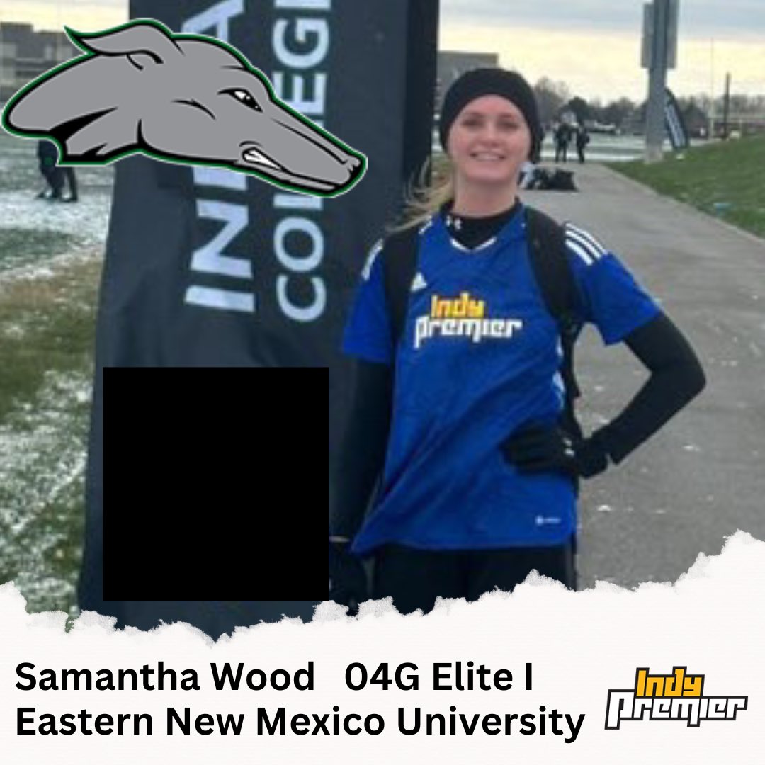IndyPremierSC's tweet image. 🚨2023 College Commit🚨
Samantha Wood- 04/05G Elite I has committed to continue her academic and athletic career at Eastern New Mexico University, this is her 2nd year with Indy Premier.

Thank you @enmu.womens.soccer #findyourfit #fastdogs #premierandproud💙