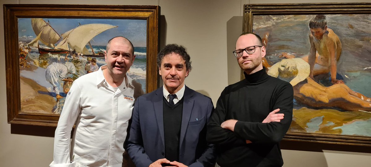 En la reunión con <a href="/HSAmuseum/">Hispanic Society Museum & Library</a> también ha participado el chef <a href="/deandresjorge/">Jorge de Andrés</a>, Premio Nacional en Gastronomía por su menú inspirado en #Sorolla

Él será el responsable del showcooking previsto en la presentación de la <a href="/c_valenciana/">Comunitat Valenciana</a> mañana en New York.