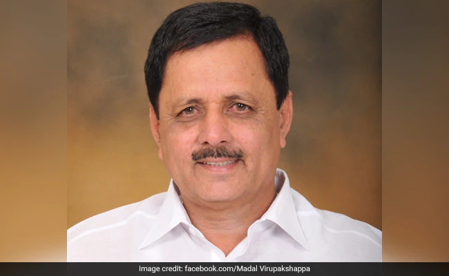 ndtv's tweet photo. 🔴 #BREAKING | BJP MLA Madal Virupakshappa arrested in bribery case after Karnataka High Court dismisses his interim bail application https://t.co/PN0P2bwEI1 https://t.co/AZAWg1TlG0