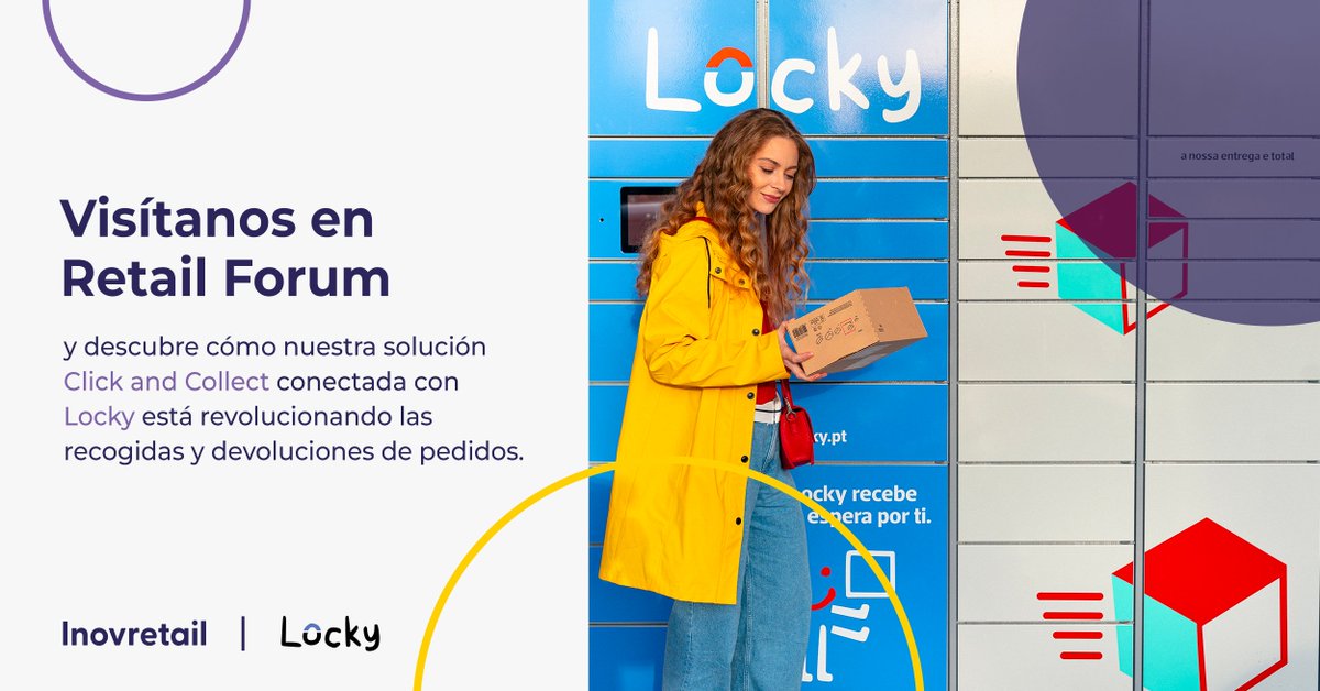 ¿Recogida y devolución de pedidos más rápida, cómoda y sin complicaciones? Nuestra innovadora solución #ClickandCollect está integrada con la empresa líder en taquillas #Locky. Charlemos mañana sobre la eficiencia en la gestión de pedidos en nuestro stand de <a href="/RetailForum_/">Retail Forum</a>