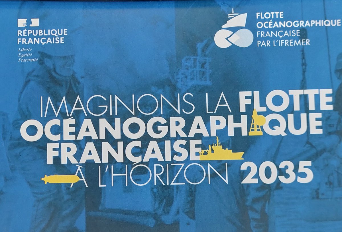 Heureuse de conclure le lancement de la prospective de la flotte océanographique française @Ifremer_fr : préparer les futurs investissements au service des sciences marines. Nos futurs choix devront être guidés par les besoins et capacités scientifiques.@sup_recherche