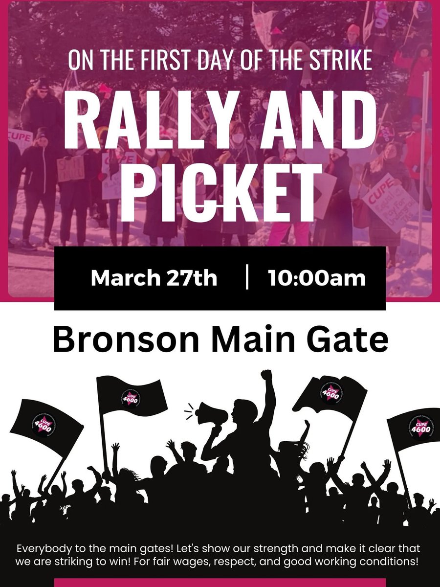 maryxm08's tweet image. CALLING ALL TA’s AND CI’s - today we strike for a fair wage! Enough is enough. @cupe4600 @Carleton_U #carletonstrike