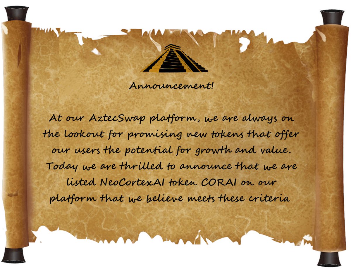 AztecSwap2023's tweet photo. https://t.co/AsJC8NKSvB