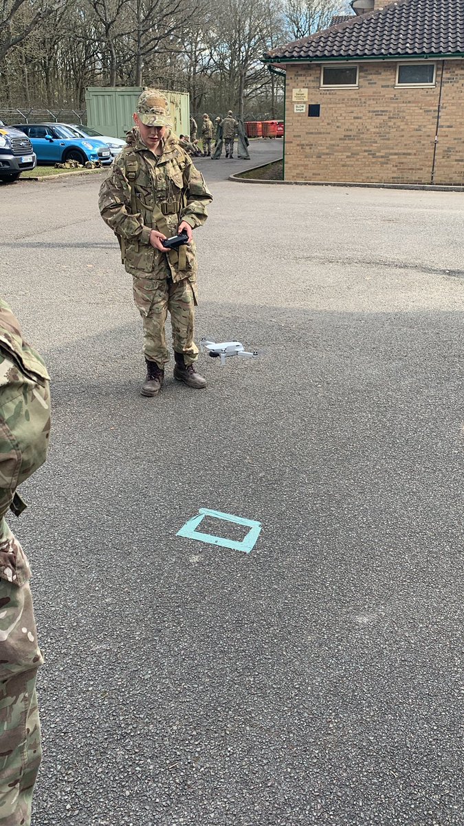 AbingdonSchCCF's tweet photo. First full day on this year’s Easter Camp is well underway - Weapons Handling Tests are being completed alongside some interest periods (including these drones) https://t.co/Qg3YKikU7n
