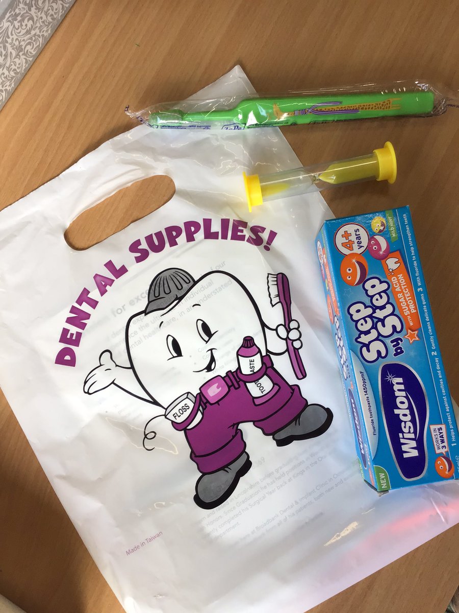 This afternoon we have had some dental experts in to talk to us about the importance of keeping our teeth clean. 🦷🪥
There is a bag of goodies to bring home too. 😁 
#Healthyme #Unity