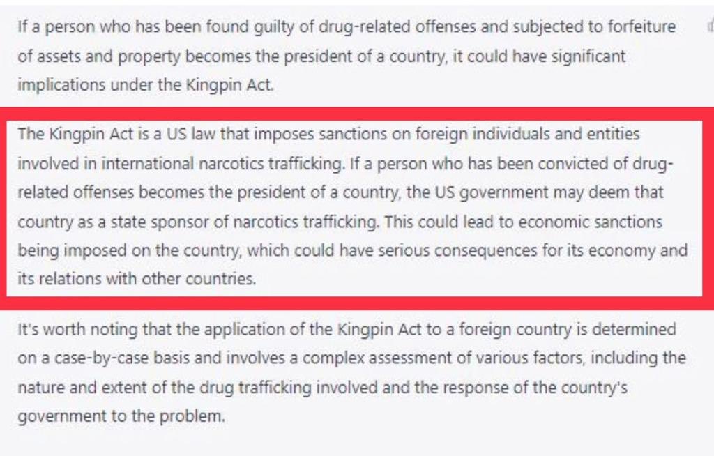 SamAmadi's tweet photo. You may be a narco state. Be careful https://t.co/y2PP8GiLV4