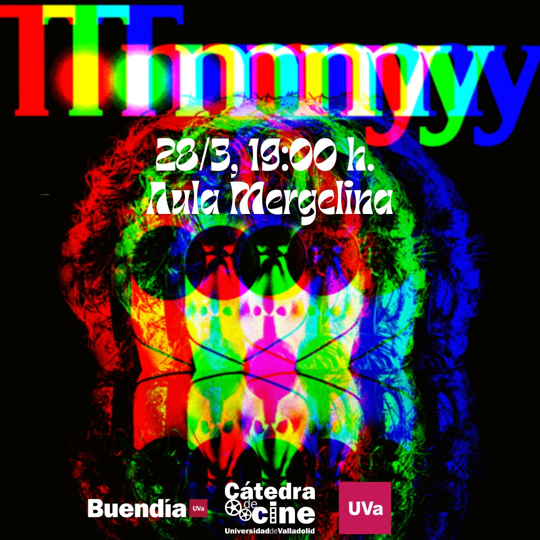 🎶🎬 ¡Atención amantes del cine y del musical! 🎬🎶

Hoy martes 28 a las 19:00h, el Cineclub de la <a href="/UVa_es/">Gabinete de Comunicación Universidad de Valladolid</a> proyecta la película 'Tommy', de Ken Russell, dentro del ciclo 'EL MUSICAL Y EL CINE'.

📍 Aula Mergelina
🎟 Entrada libre
🗣 VOSE

<a href="/FyL_UVa/">Filosofía y Letras, Universidad de Valladolid</a>