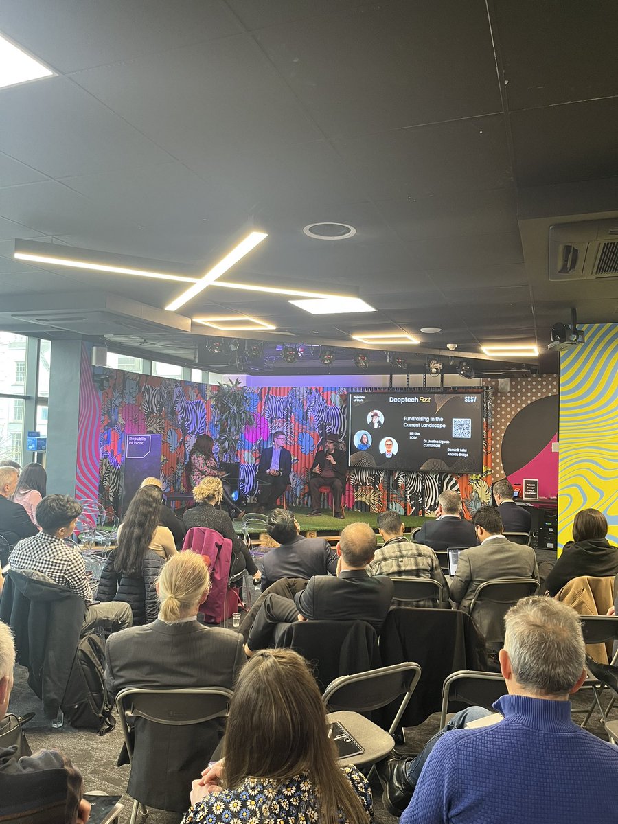 republicofwork's tweet photo. The highly requested panel discussion on “Fundraising in the Current Landscape is up next, on this panel we have @JustinaUgwah from Clisterprobe, @DomLei from @atlanticbridgev and @liaonet from @SOSV 💰 https://t.co/eZfebvSIY3