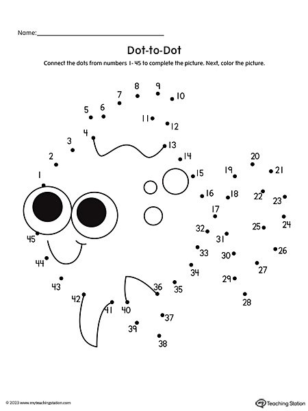 MyTeaching's tweet image. **FREE ** Dot-to-Dot Fish Printable Worksheet. @MyTeaching myteachingstation.com/preschool/math…