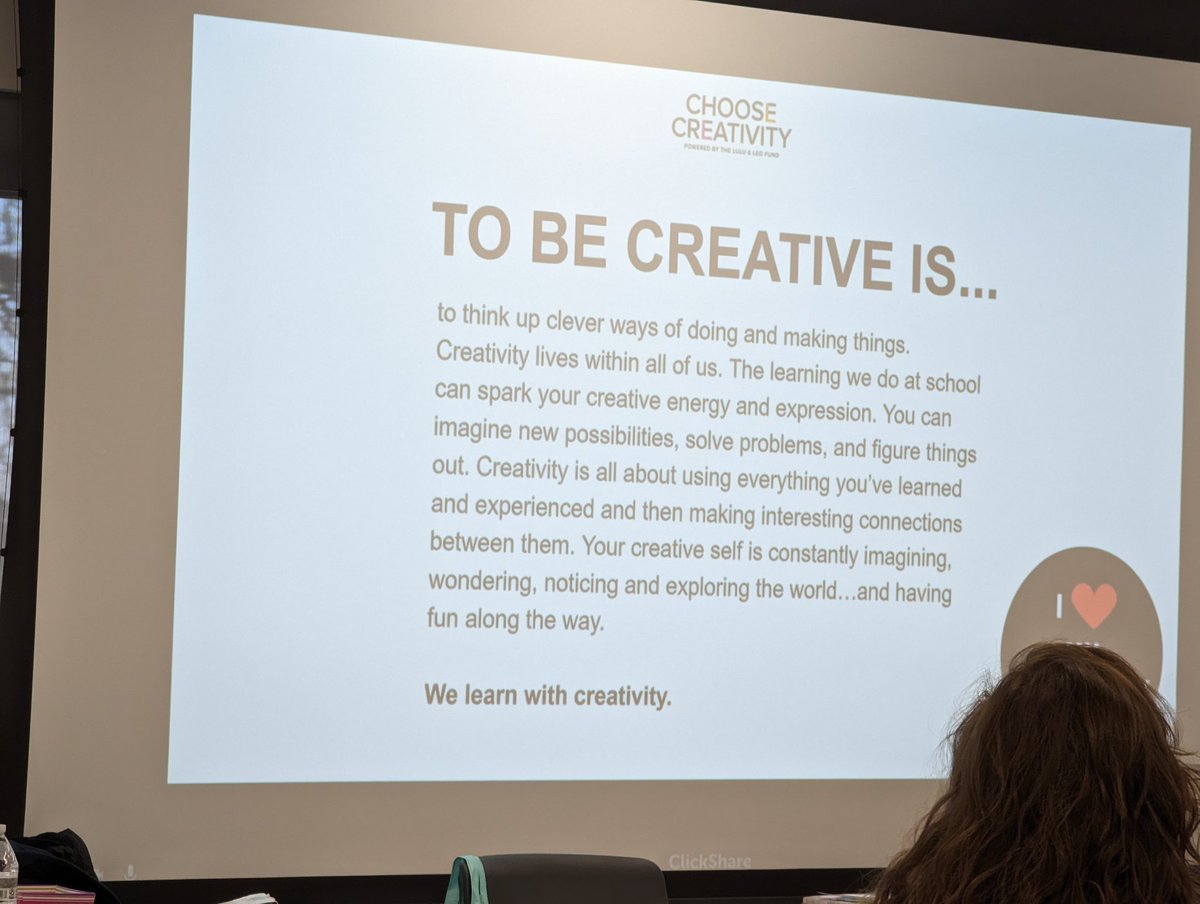 We learn with creativity. #pacreatecon <a href="/EasternYorkSD/">Eastern York </a> #eyedge