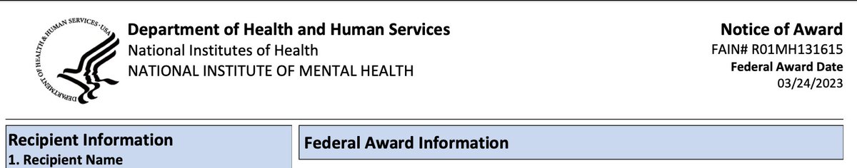 It's here! I'm so excited I can finally talk about this project being funded - the lab's first R01! Huge thanks to all the support from mentors and mentees through the years.

ALSO 🚨 Job alert 🚨 Postings for funded Postocs, RAs, &amp; grad students (pls rt): sites.brown.edu/desrocherslab/…