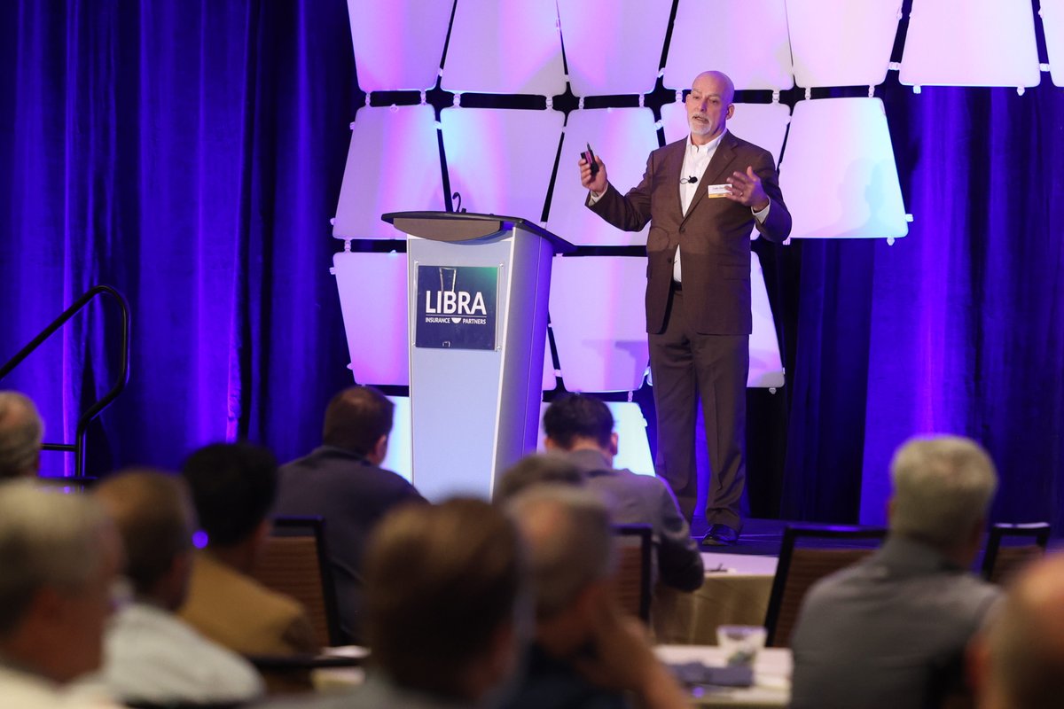 LIBRA_IP's tweet photo. Colin Devine was on stage this morning in Phoenix to discuss the state of life insurance from a business perspective. #WeAreLIBRA #FutureofDistribution #lifeinsurance https://t.co/jvg3x7CTue