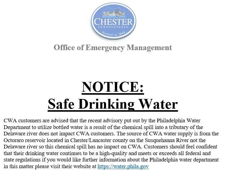 An important message from the EOC.