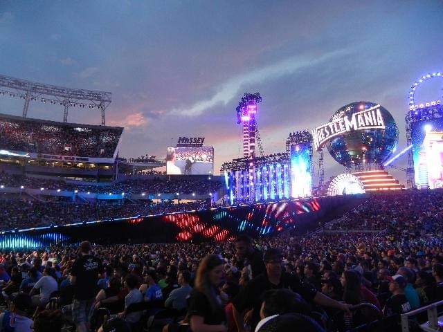 Wrestlemania 33 stage. Wrestlemania is this week!! This wtage was something else. #WrestleMania #WrestleMania39 #wrestlemaniastagesetup #WrestleMania39stagesetup #stage #setup #WrestleMania33 #bestwrestlemaniastage #wwe #wwewrestlemania