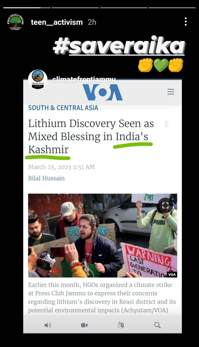 @VOANews #Lithium is found in India's #Jammu (Reasi District of Jammu region)
and #JammuIsNotKashmir !!!😏

@VOANews