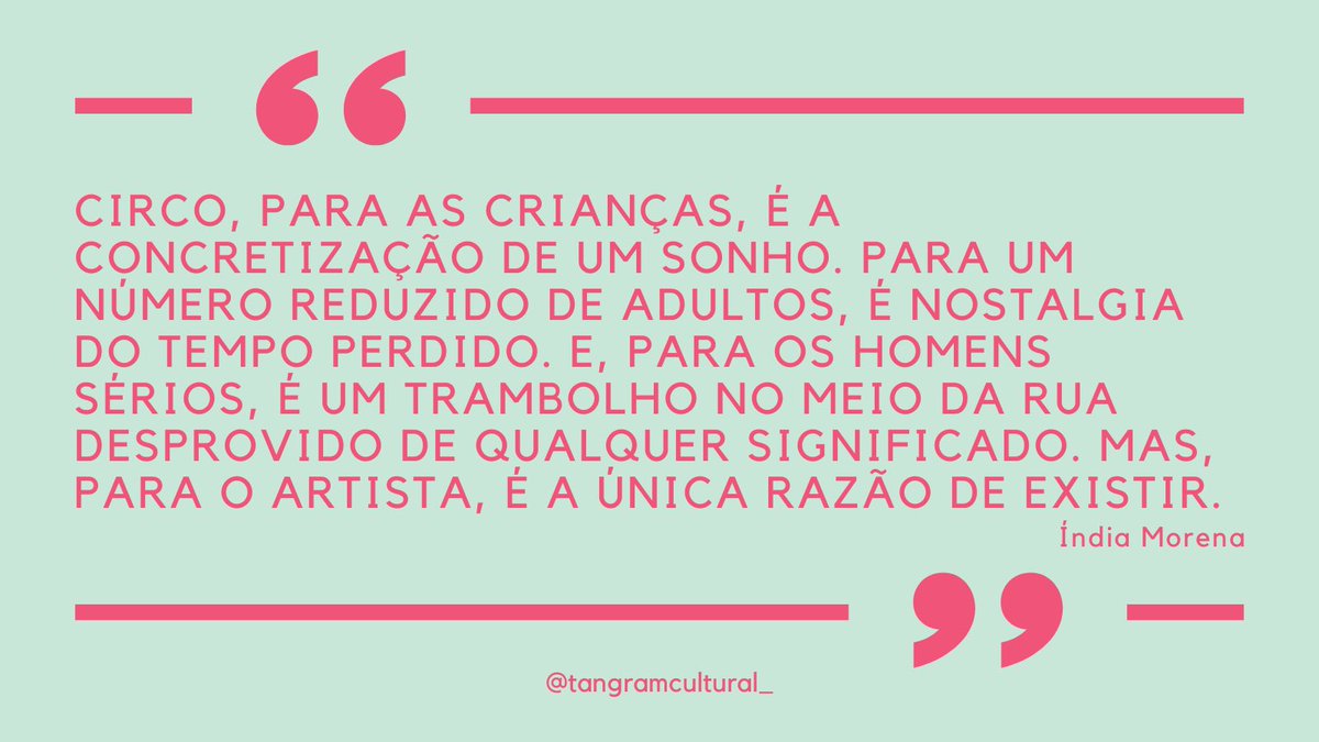 TangramCultural's tweet photo. Vamos iniciar a semana com essa potência!
Índia Morena, artista circense, Patrimônio Vivo de Pernambuco! 

#DiadoCirco https://t.co/iz0zBPmUvD