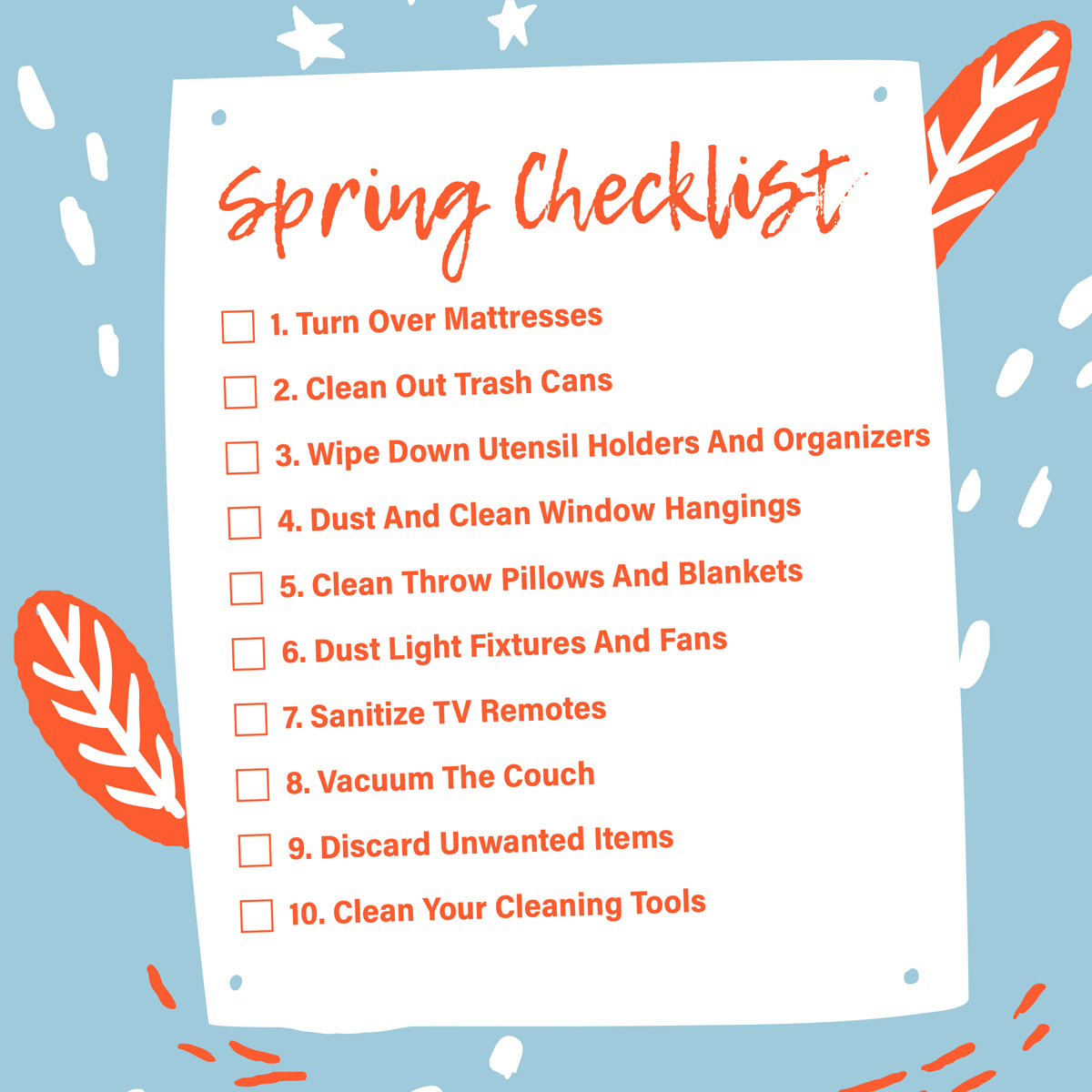 Lendwithus's tweet image. ☀️Lots of sun today folks; it appears SPRING weather has arrived! Check out our 10 reminders that you probably forgot to put on your cleaning checklist. ✔️
#springchecklist #aheadofthegame #thinkspring #weather #sun #lendwithus #beintheknow #progressivelending