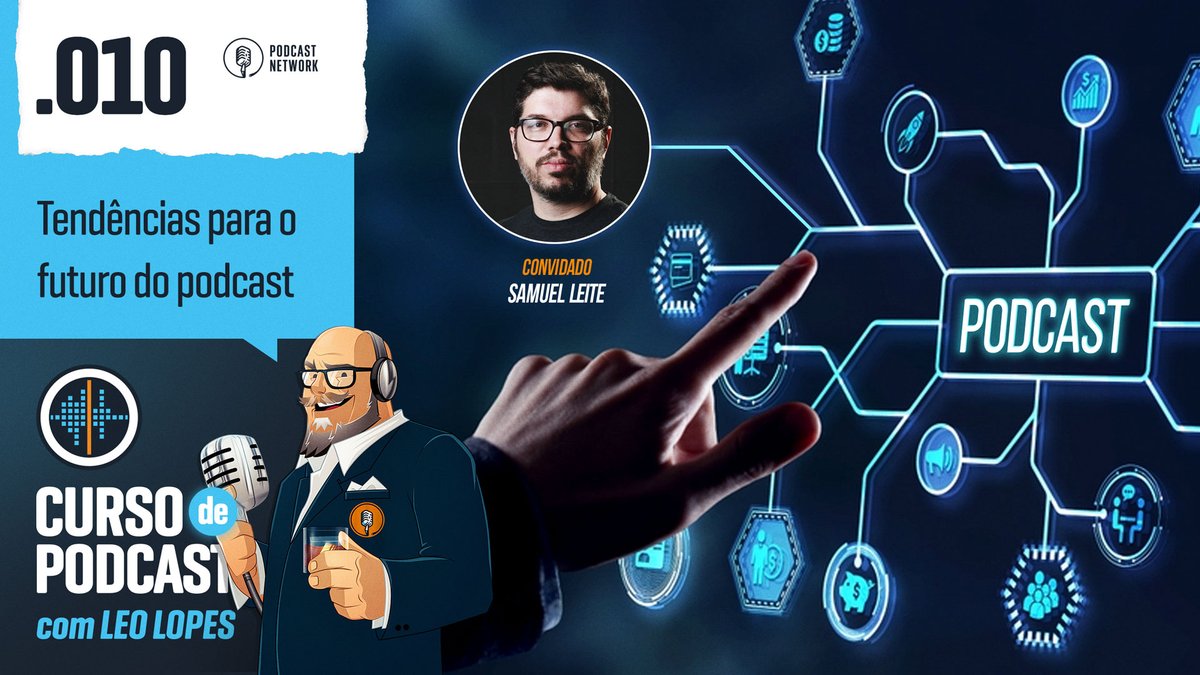 CursoDePodcast's tweet photo. #NOAR 

Curso de Podcast #010 – Tendências para o futuro do podcast, com @samuelleite 

https://t.co/bjIouCo2Rw

#podcast #podcasting #PodcastLife https://t.co/X6F1BZXq0L